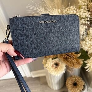 Michael Kors blue wallet